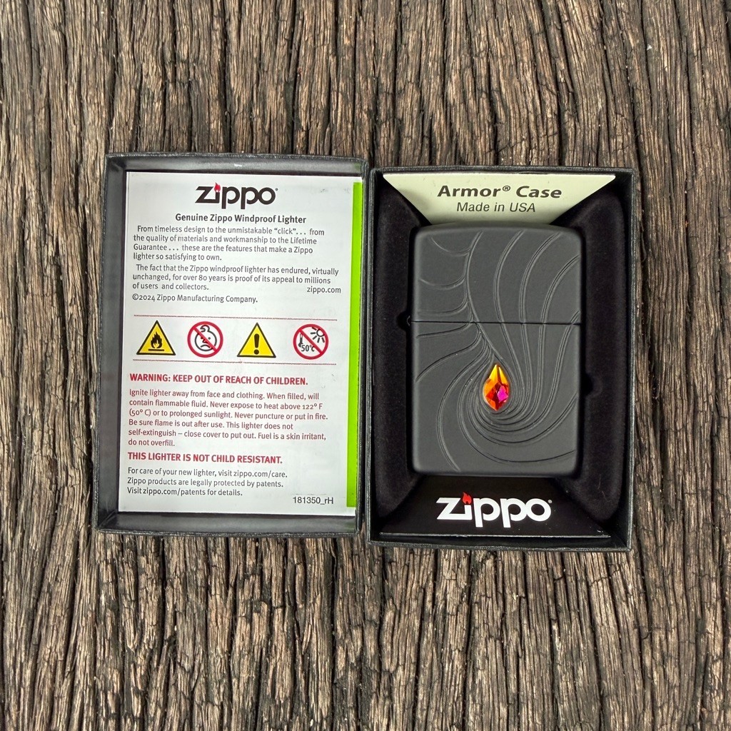 ซิปโป้ Zippo รุ่น 46777 Armor Crystal Waves Design