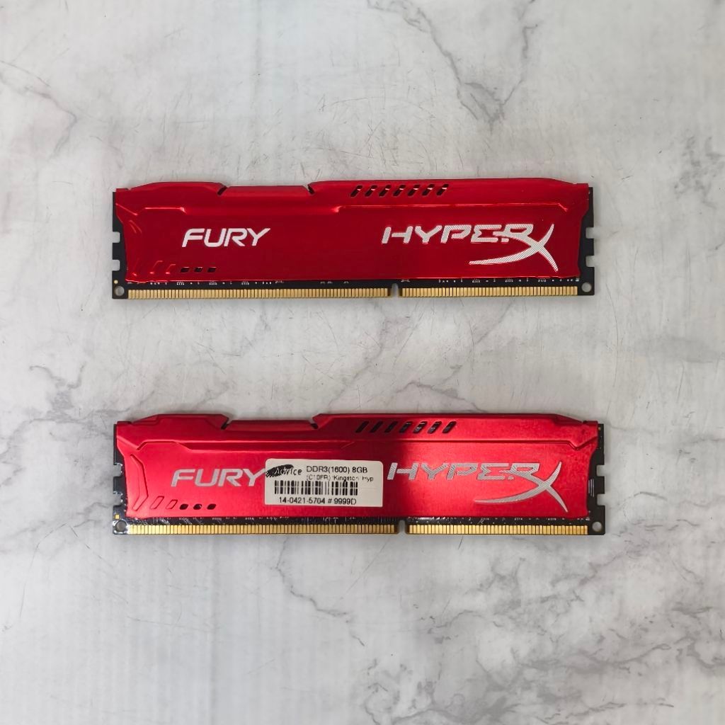 Kingston HyperX FURY DDR3 8GB 1600MHz มือสอง พร้อมส่ง