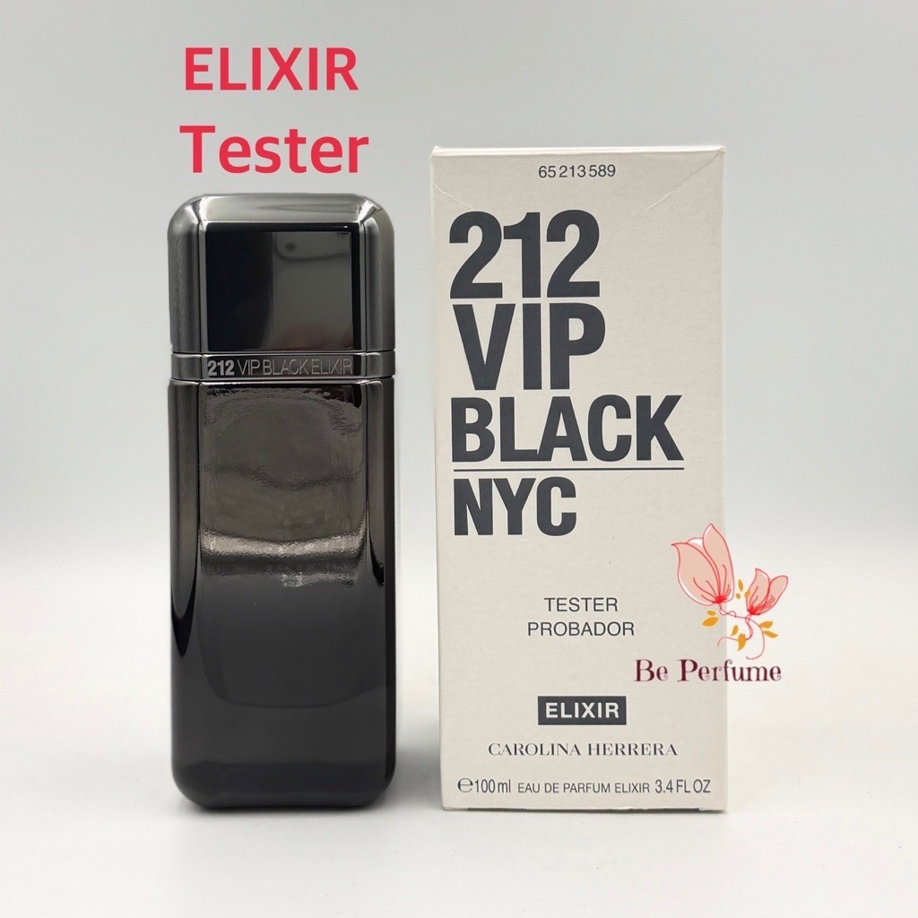 น้ำหอมของแท้กล่องเทสเตอร์ Carolina Herrera 212 VIP Black Elixir 100ml