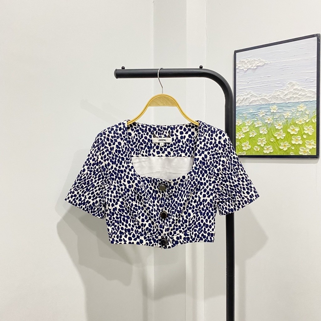 Jaspal เสื้อครอปแขนสั้นผู้หญิง size S