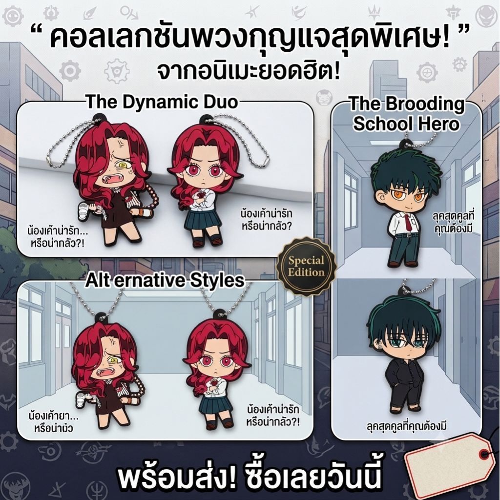 (พร้อมส่ง/แท้ ✅️) ของสะสม อนิเมะ เจ้าสาวยากูซ่า yakuza fiance rubber strao somei yoshino miyama kiri