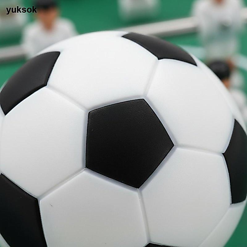 Yuksok 6 ชิ้นยาวนาน 23 มม.ตารางลูกฟุตบอลมาตรฐาน Fit สีดําและสีขาว Foosball Ball ยางเคลือบอุปกรณ์เสริมกีฬา — صورة 3