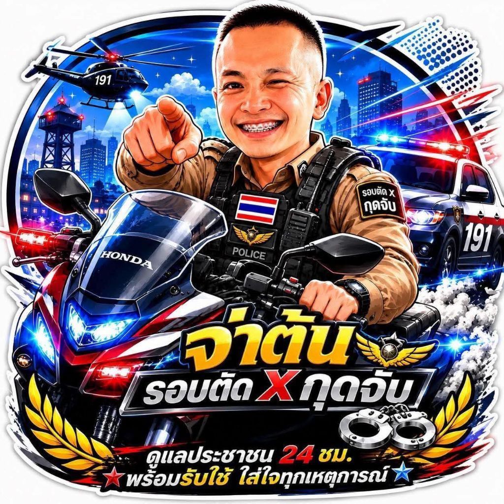 สติ๊กเกอร์จ่าต้นกันน้ำ1