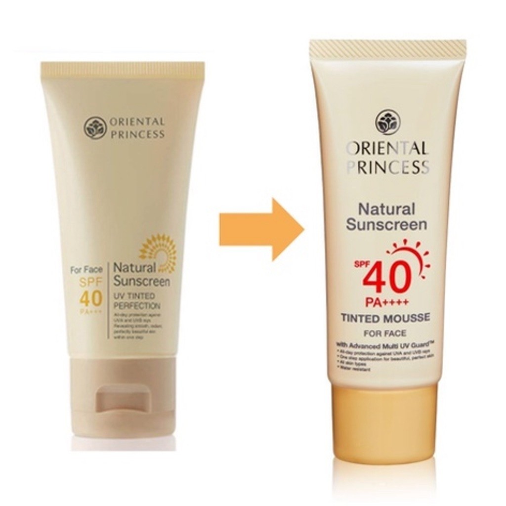 ของแท้100%ครีมกันแดดผสมรองพื้น Oriental Princess  Natural Sunscreen UV Tinted Perfection SPF40 PA+++