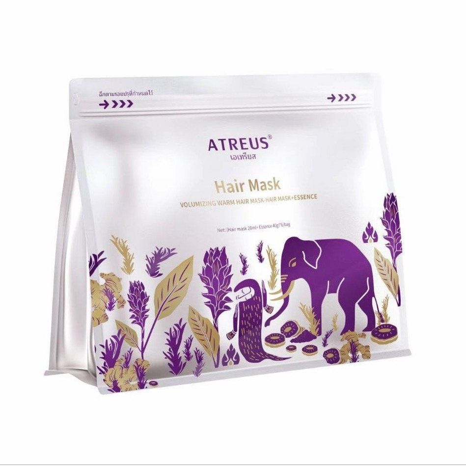 สปาหมักผม ATREUS ครีมหมักผม ทรีทเม้นท์ผม ชุ่มชื่น ผมเรียบลื่น หมวกบำรุงเส้นผม ATREUE HAIR CARE หมวกอบไอน้ำ