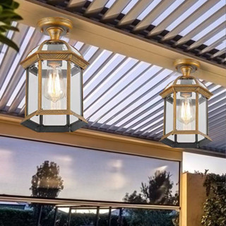 โคมไฟแขวนกลางแจ้ง สวน วิลล่า ทางเข้า ระเบียง ศาลา กลางแจ้ง ก…