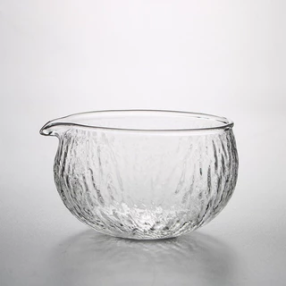 ถ้วยชงชามัทฉะมีปาก วัสดุแก้ว Matcha bowl 500 มล. อุปกรณ์ชงมัทฉะญี่ปุ่น HQ9Y