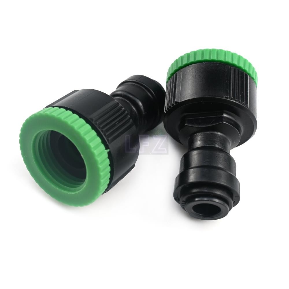 1/2 3/4 "หญิง BSP สวน Quick Water Inlet ท่อแตะ Connector Fitting Adaptor สําหรับ 6 มม.หรือ 8 มม. Mis