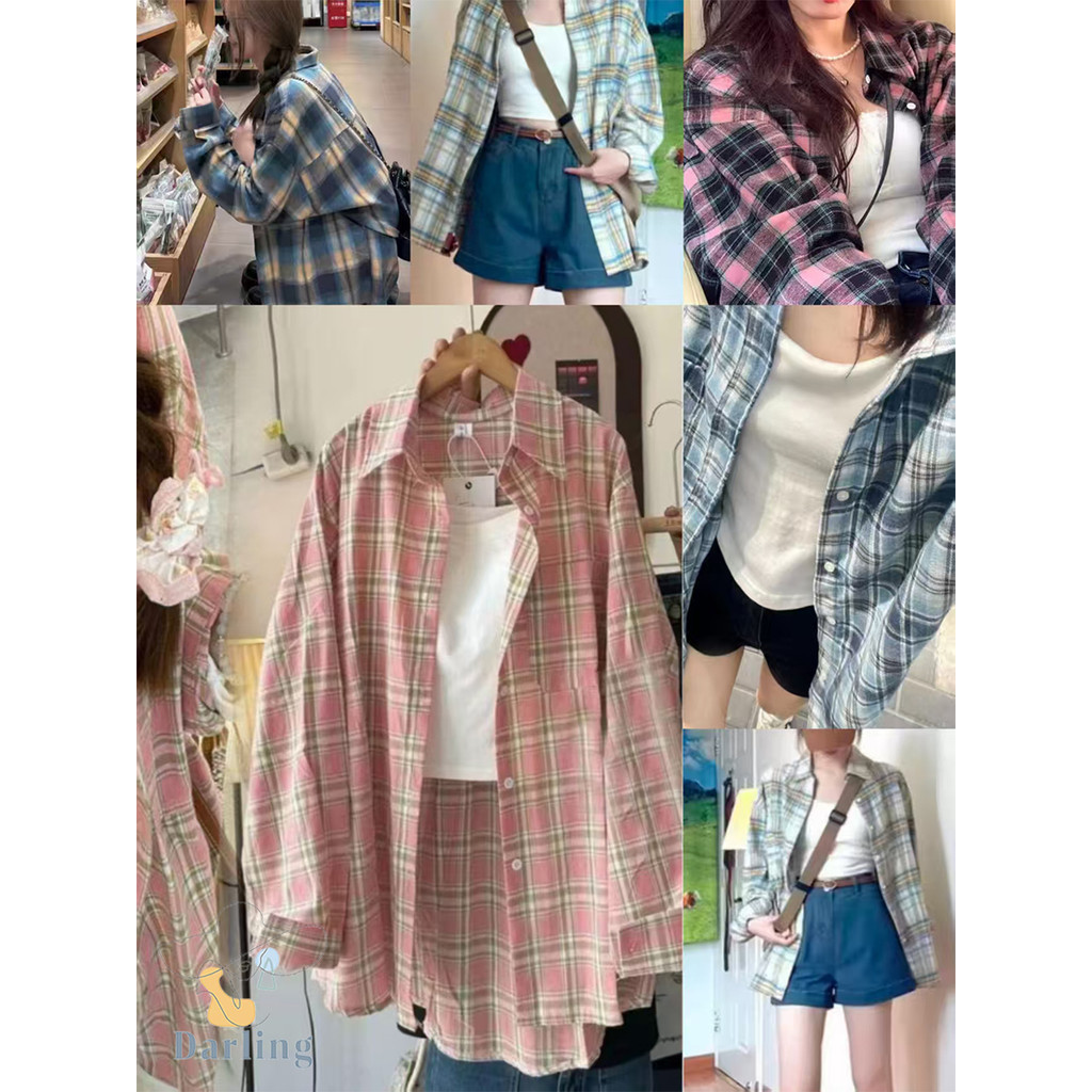 เสื้อเชิ้ตแขนยาว สายหวาน  ลายเก๋ ใส่ได้หลายลุค
