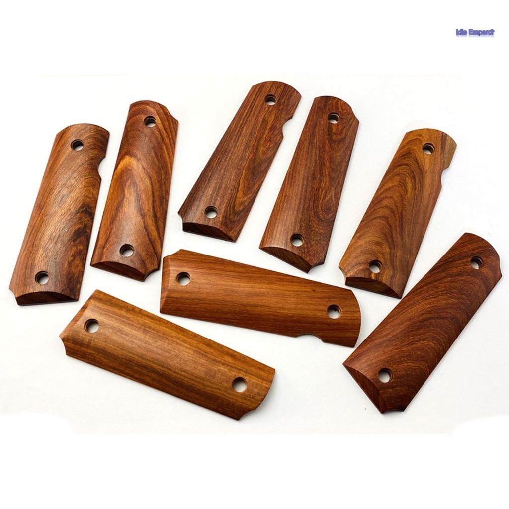 แผ่นไม้โรสวูดเปล่า กันลื่น DIY สําหรับ P4 ZY 1911 1 คู่