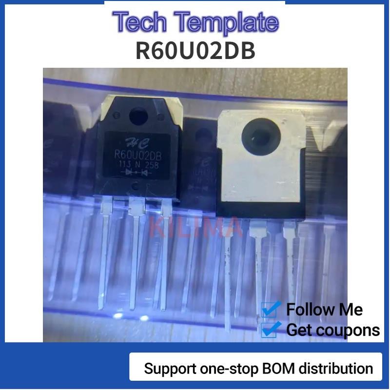 ใหม่ แท้ วงจรรวม R60U02DB TO-247 60A200V สําหรับเครื่องเชื่อม