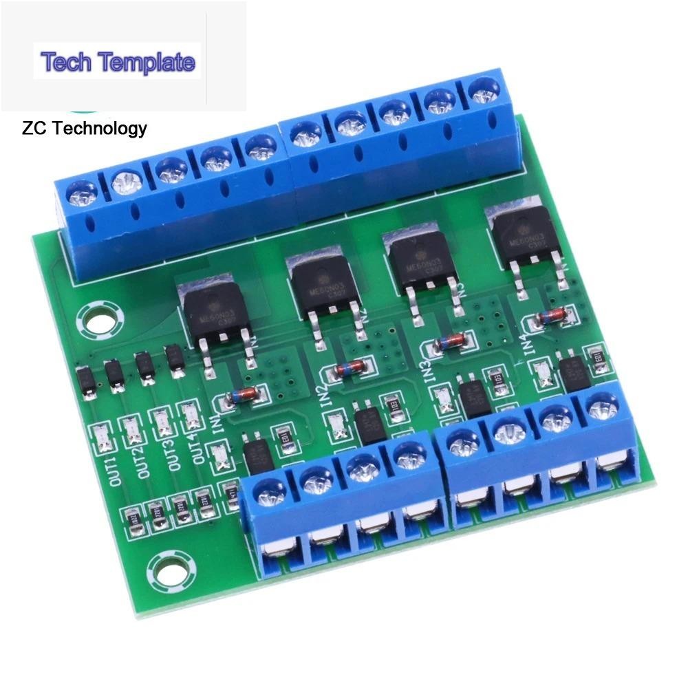 Mos FET F5305S 4 ช่อง Pulse Trigger Switch Controller PWM อินพุต Steady สําหรับมอเตอร์ LED 4 way 4ch