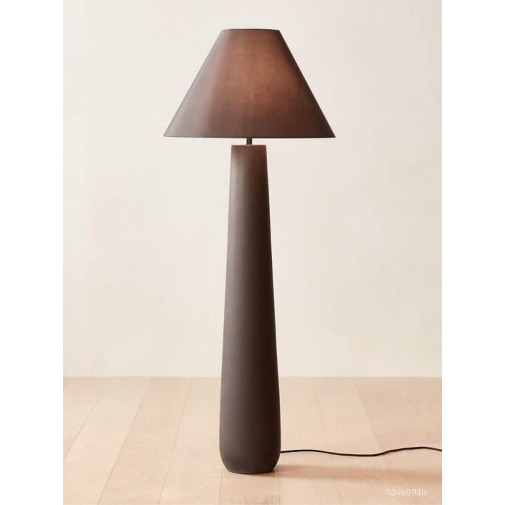 American Country Retro Solid Wood Bed & Breakfast Guest Bedroom Polar Floor Lamp Black Restaurant Vi