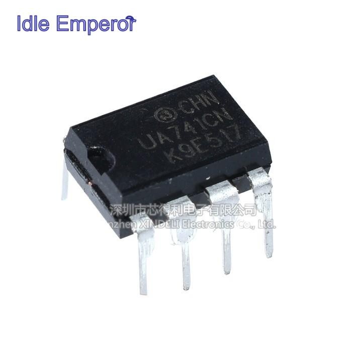Ua741 UA741CN UA741CP DIP-8 Operation Amplifier In-Line Chip IC ยี่ห้อใหม่ 741
