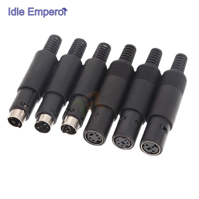 Din md3 4 5 6 7 8 Pin ปลั๊กตัวผู้ ตัวเมีย PLC ขนาดเล็ก ps2 3 Pin 4 Pin 5 Pin 6 Pin 7 Pin 8 Pin ตัวเม