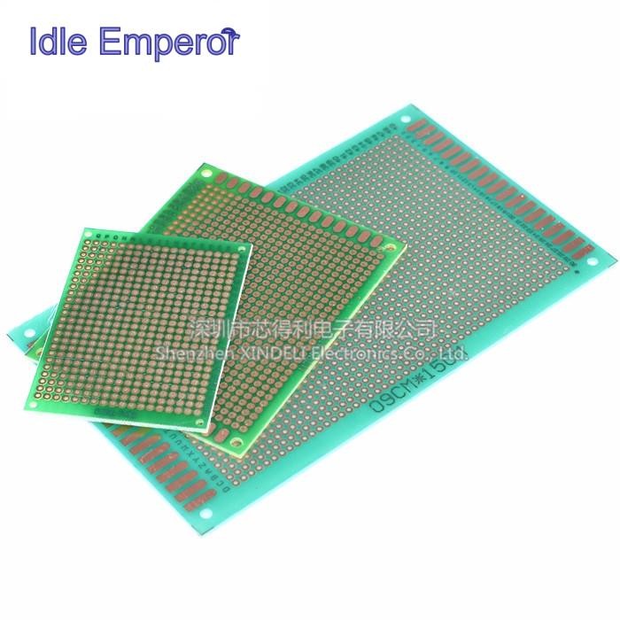 Universal Board Circuit Board Circuit Board Hole Board ขนมปัง PCB Circuit Board 10 * 15 ซม.การทดลองบ