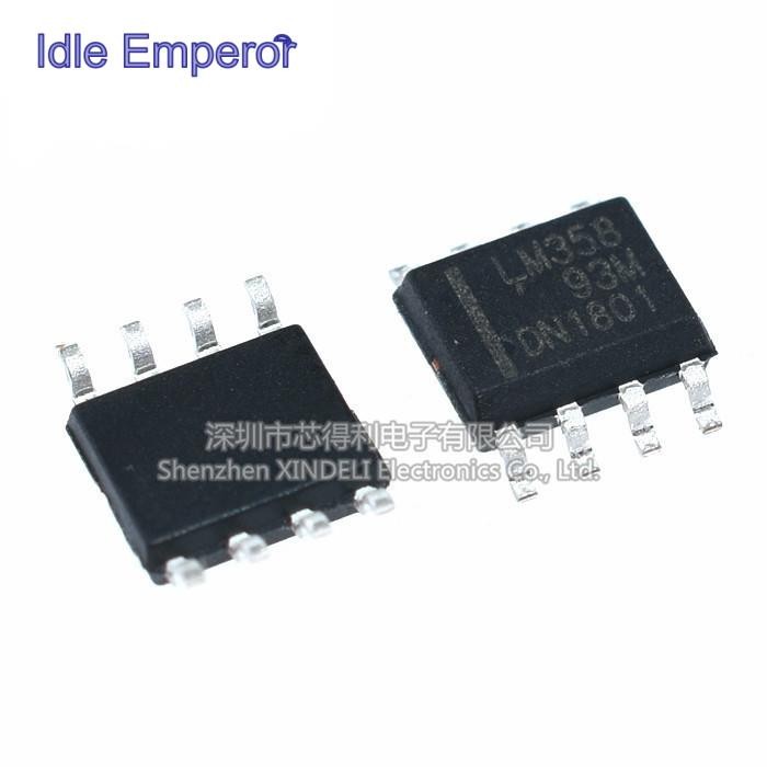 Lm358 LM358 LM358DR LM358M เครื่องขยายเสียงการทํางาน SOP-8 ชิปแพทช์แบรนด์ใหม่พร้อมสต็อก LM358
