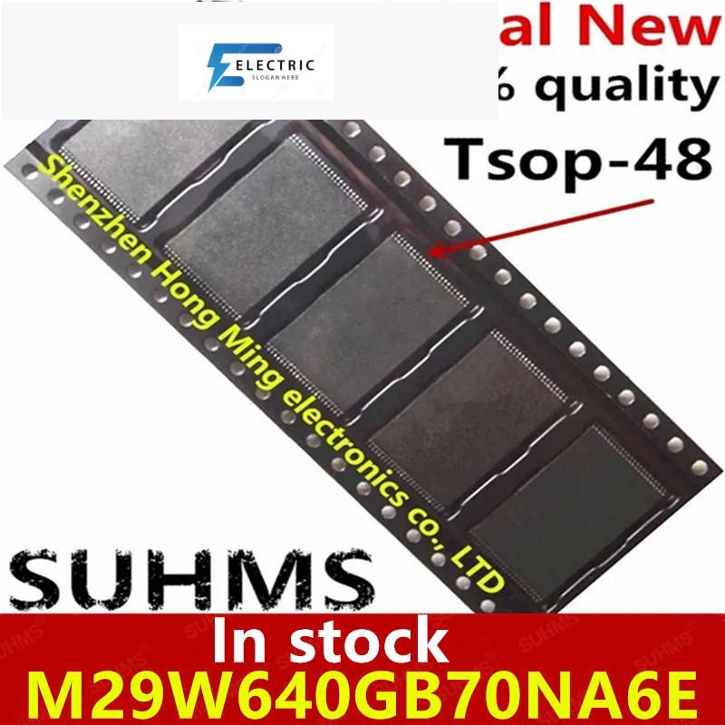 (5-10ชิ้น) 100% ใหม่ M29W640GB M29W640GB-70NA6 M29W640GB70NA6 M29W640GB70NA6E tsop-48 ชิปเซ็ต