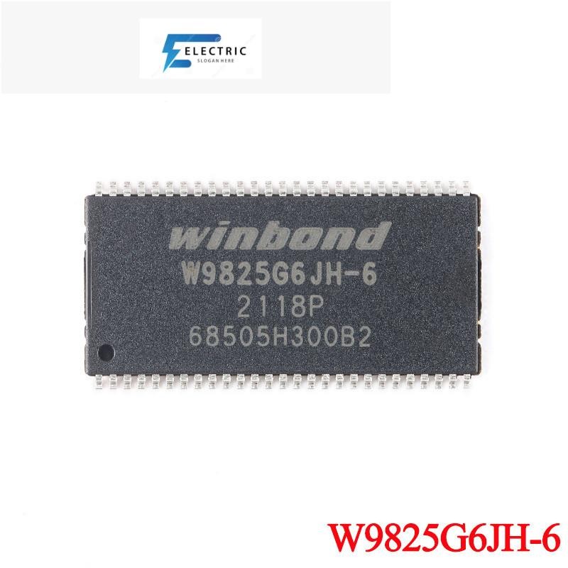 5 ชิ้น/1 ชิ้น W9825G6JH-6 W9825G6JH W9825G6 W9825 TSOPII-54 256M-bits SDRAM ชิปหน่วยความจํา IC