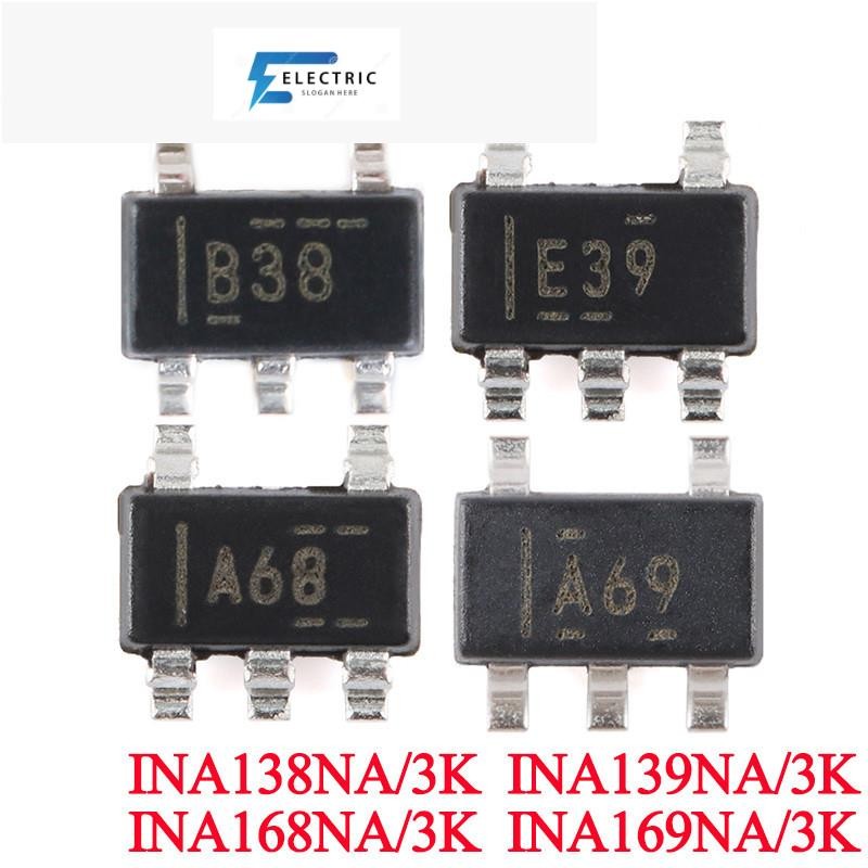 INA138 INA138NA B38 INA139 INA139NA E39 INA168 INA168NA A68 INA169 INA/3K A69 SOT-23 Current Sense เ