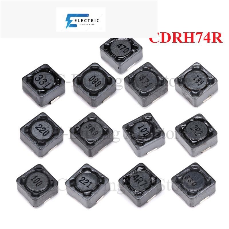5 ชิ้นเหนี่ยวนํา CDRH74R CD74 SMD Inductor 2.2uH 3.3UH 4.7uH 10uH 22uH 33uH 47uH 68uH 100uH 220uH 33