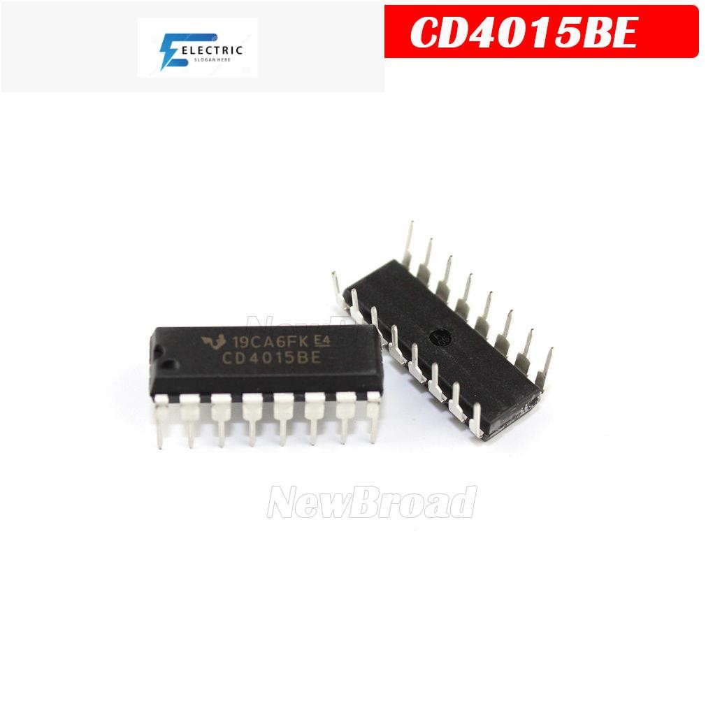 10PCS CD4015BE DIP16 CD4015 DIP 4015BE DIP-16 IC ใหม่และต้นฉบับ