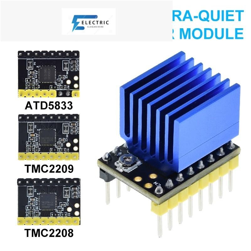 TMC2208 TMC2209 ATD5833 V2.0 พร้อมฮีทซิงค์ Stepper Motor Driver StepStick 3d ชิ้นส่วนเครื่องพิมพ์ 2.
