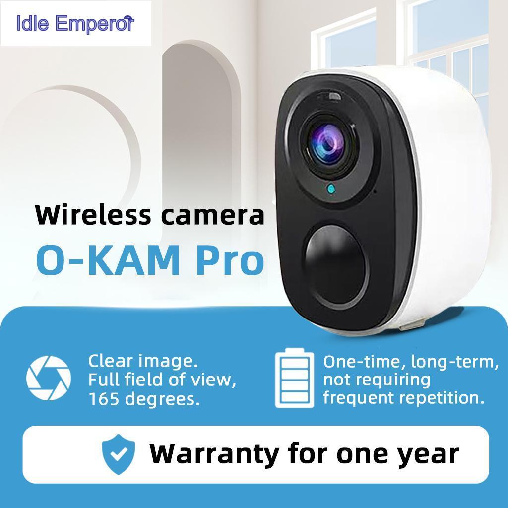 Linook กล้องปิดวงจรไร้สาย 2K 5MP พร้อม WIFI ในตัว ใส่การ์ดไร้สาย บันทึกเสียง กันน้ํา IP66