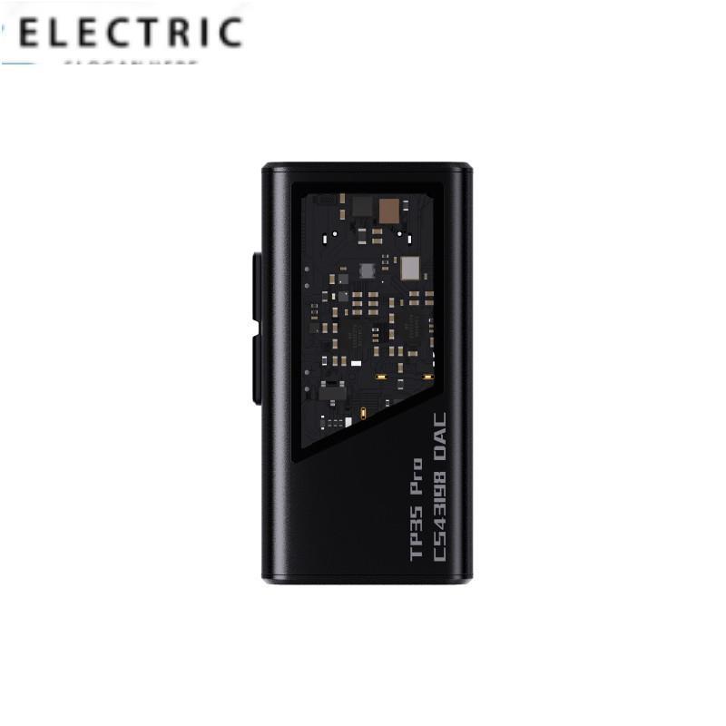 EPZ TP35 Pro Type-C DAC เสียง HiFi ถอดรหัสแบบพกพาเครื่องขยายเสียงหูฟังรองรับ EQ Mic Call USB-C