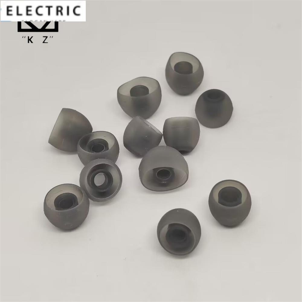 Kz แผ่นซิลิโคนครอบหูฟังอินเอียร์ แบบนิ่ม 4.5-6 มม. แบบเปลี่ยน สําหรับ Kz Castor 3 คู่