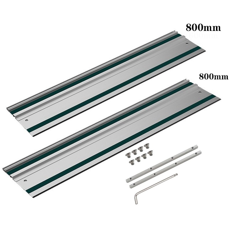 1600 มม.Track Saw Track คู่มือรางอลูมิเนียม Extruderd รางสําหรับเลื่อยวงเดือน Track ตรงตัด DIY งานไม