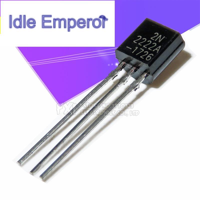 ทรานซิสเตอร์ ปลั๊กตรง 2N2222A 2N2222 TO-92 TO 92 1,000 ชิ้น