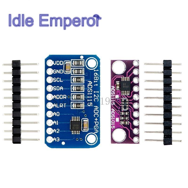 I2c ADS1115 โมดูลขยายเสียง 16 Bit ADC 4 ช่องทาง พร้อมโปรแกรม RPi 2.0V เป็น 5.5V