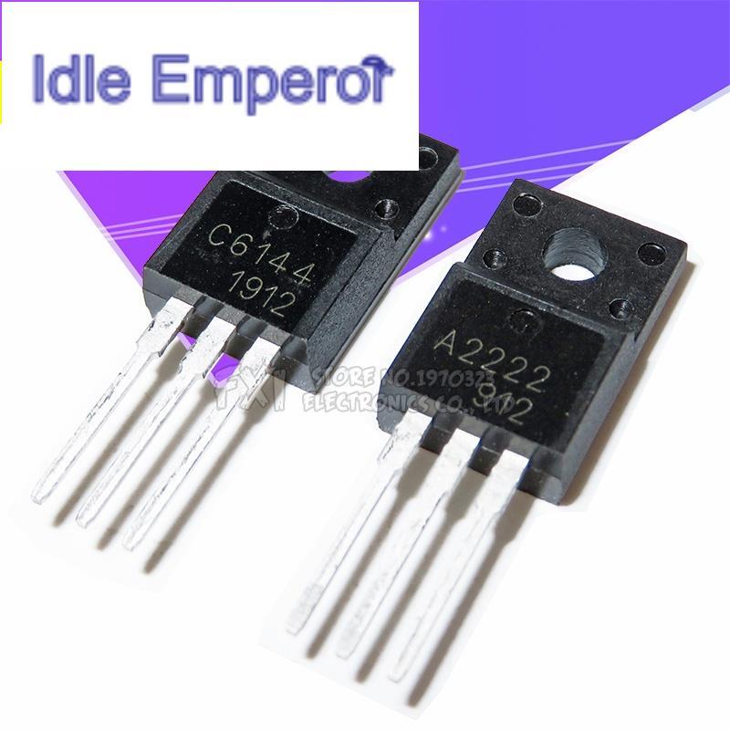 อินไลน์ 2SA2222 2SC6144 A2222 10 ชิ้น และ C6144 10 คู่ 20 ชิ้น