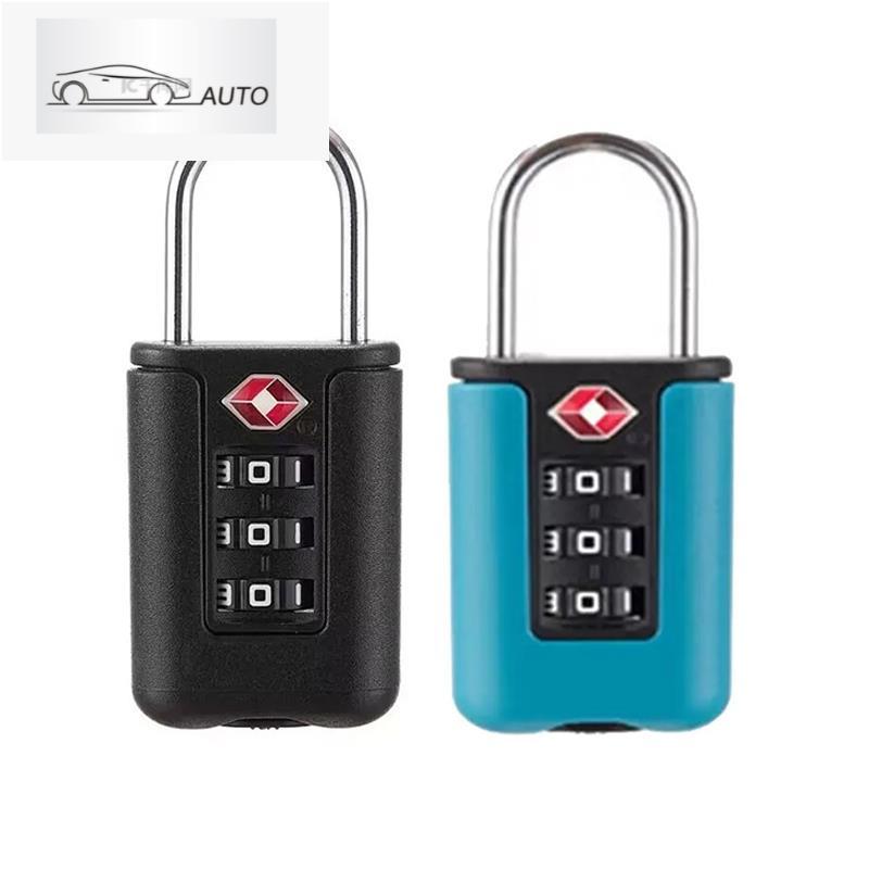 ล็อคกระเป๋า KIPRUN, TSA อนุมัติ 3 หลักรหัสล็อคกุญแจความปลอดภัยสำหรับกระเป๋าเดินทาง กระเป๋า