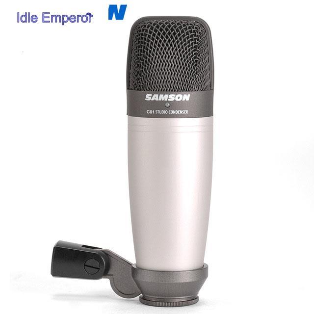 SAMSON C01 Condenser Microphone for recording vocals, acoustic instruments and drum without case pac