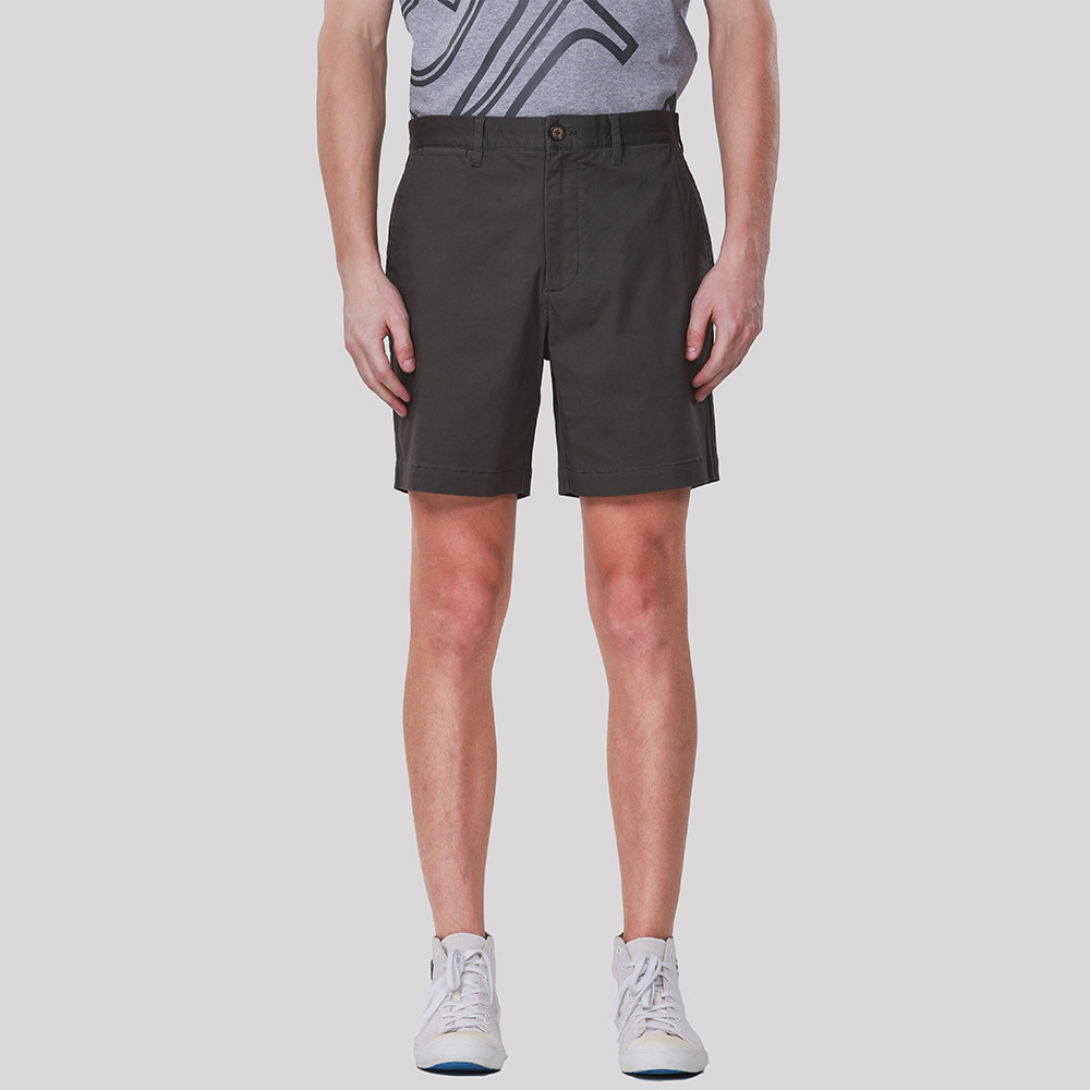 John Henry กางเกงผู้ชายขาสั้น ทรงเข้ารูป รุ่น JH F525MSHSM07 - สีเทา