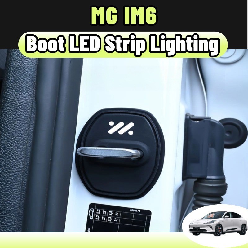 Mg im6 แผ่นซิลิโคน กันกระแทก สําหรับล็อคประตูรถยนต์ 4 ชิ้น ของแต่ง ชุดแต่ง ของแต่งรถยนต์