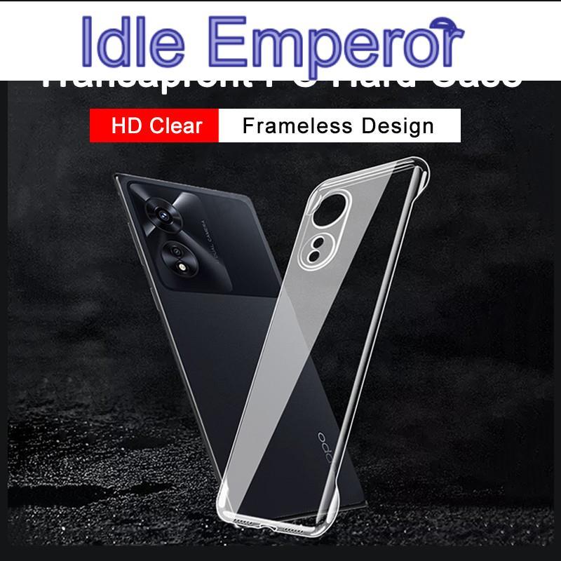 สําหรับVivo Y72t OPPO A36 A53 A55 A58 A1x A93 A93s A95 F19 Pro + A96 A97 โปร่งใสกันกระแทกPC Hardเคสโ