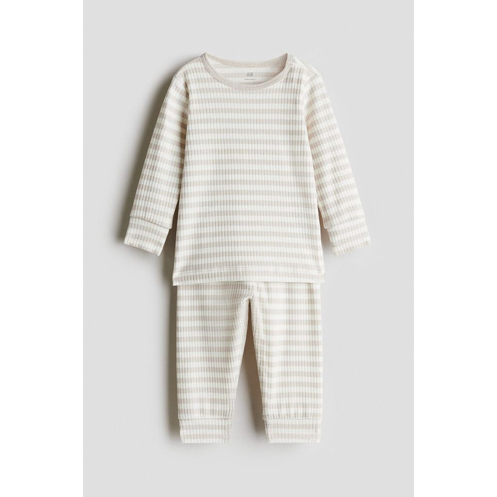 H&M(เอชแอนด์เอ็ม) ชุดคอตตอนริบด์ เด็กอ่อน 867135_22