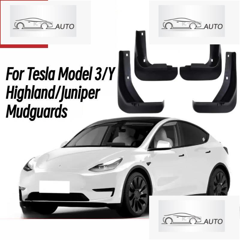 สําหรับ Tesla Model 3/Model 3 Highland/Model Y/Model Y Juniper Mud Guard