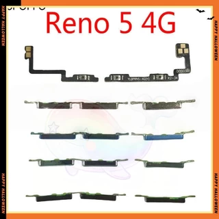 สําหรับ OPPO Reno 5 4G เปิดปุ่มสวิทช์ด้านข้างปุ่มปรับระดับเสียง Flex Cable อะไหล่ทดแทน