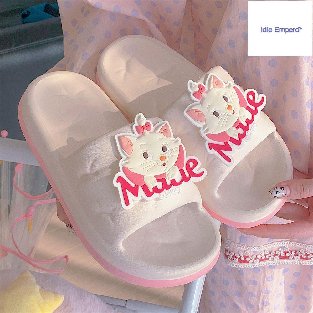 XIXITIAO รองเท้าแตะพื้นนุ่มรองเท้าแตะน่ารักแมวแมรี่นักเรียนหญิงรองเท้าแตะในร่มกลางแจ้ง
