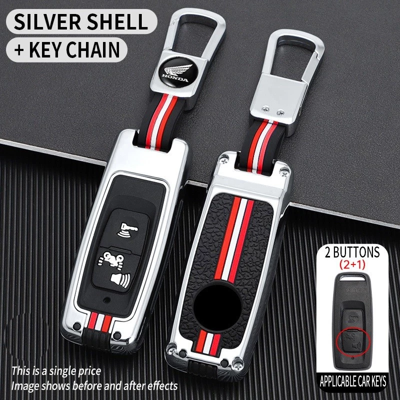 เคสกุญแจรีโมตมอเตอร์ไซค์ โลหะผสม สำหรับ HONDA PCX160 VISION SH350 thumbnail 9