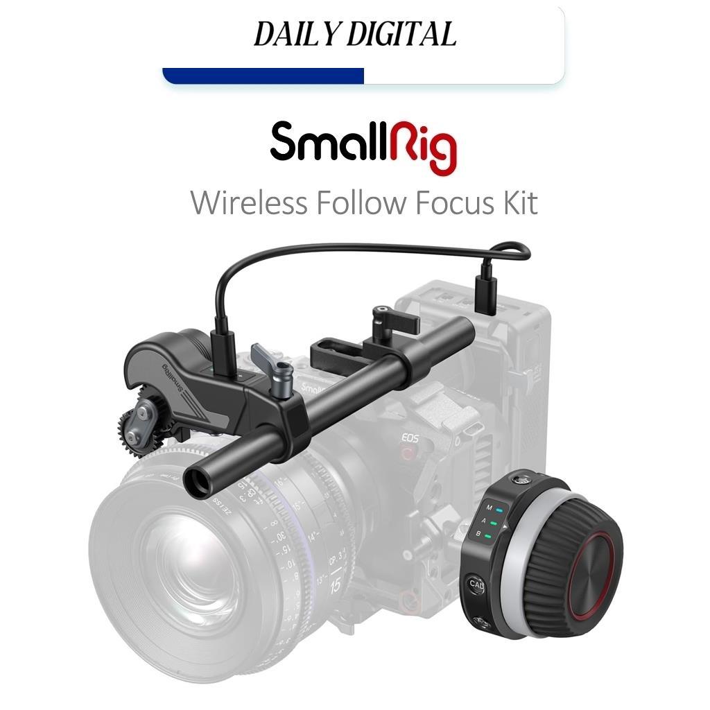 Smallrig Wireless Follow Focus Kit พร้อม Handwheel Controller & Receiver Motor สําหรับ Cinema และ Zo