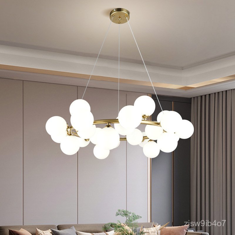 Magic Bean Lamp Nordic Modern Specialized Glass Sphere Molecular Lamp Creative Personality Restauran