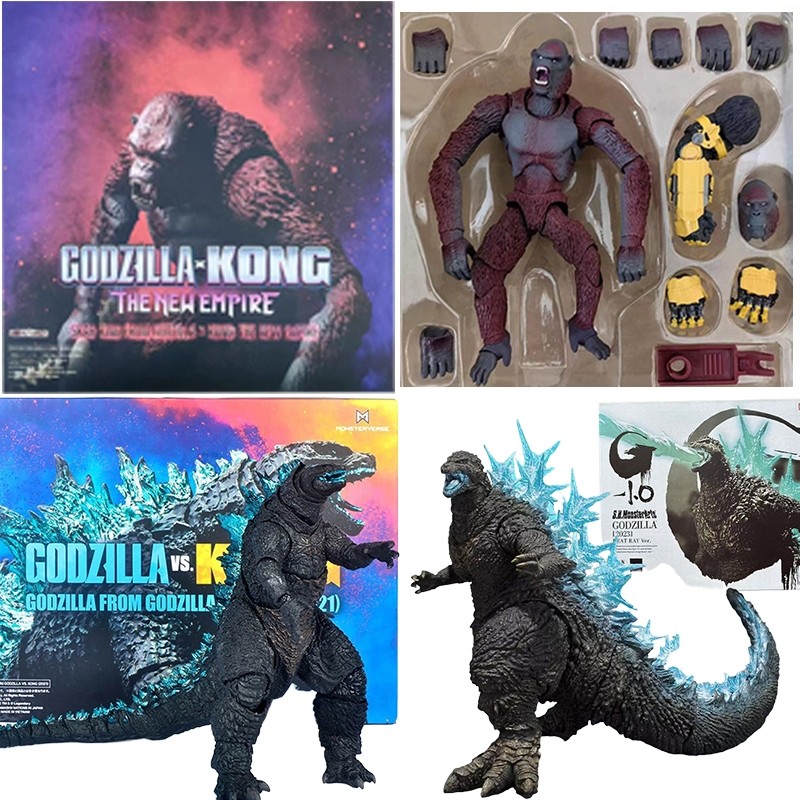 Shmonsterarts Skar King ประกอบของเล่น Minus One Godzilla 2023 Action Figure Neca Godzilla 2024 King