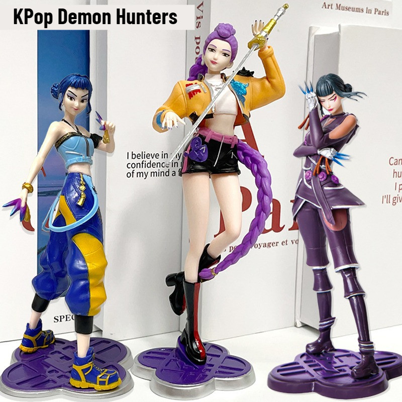 KPop Demon Hunters Rumi Action Figure ของเล่น Zoey Creative ชุดเครื่องประดับคอลเลกชัน