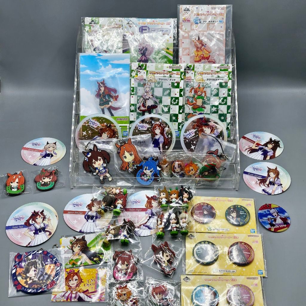 (lot7 / แท้✅️) ของสะสม อนิเมะ สาวม้า uma musume goods still in love oguri aston machan rudolf  teo m
