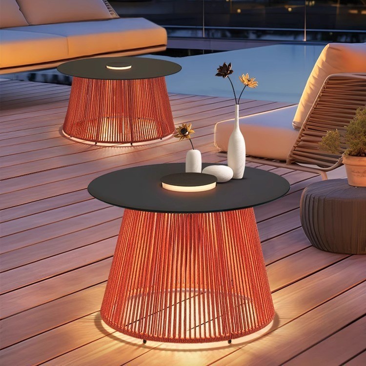 Solar Tea Light Outdoor Light Garden Light Balcony Atmosphere Light Terrace Garden Decoration Yard D